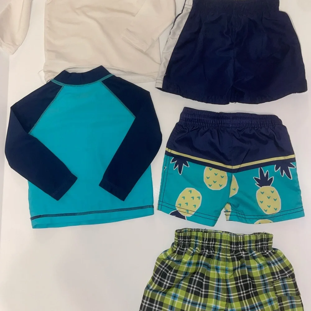 Kids Swim Set - Blue and Green - Picture 2 of 3